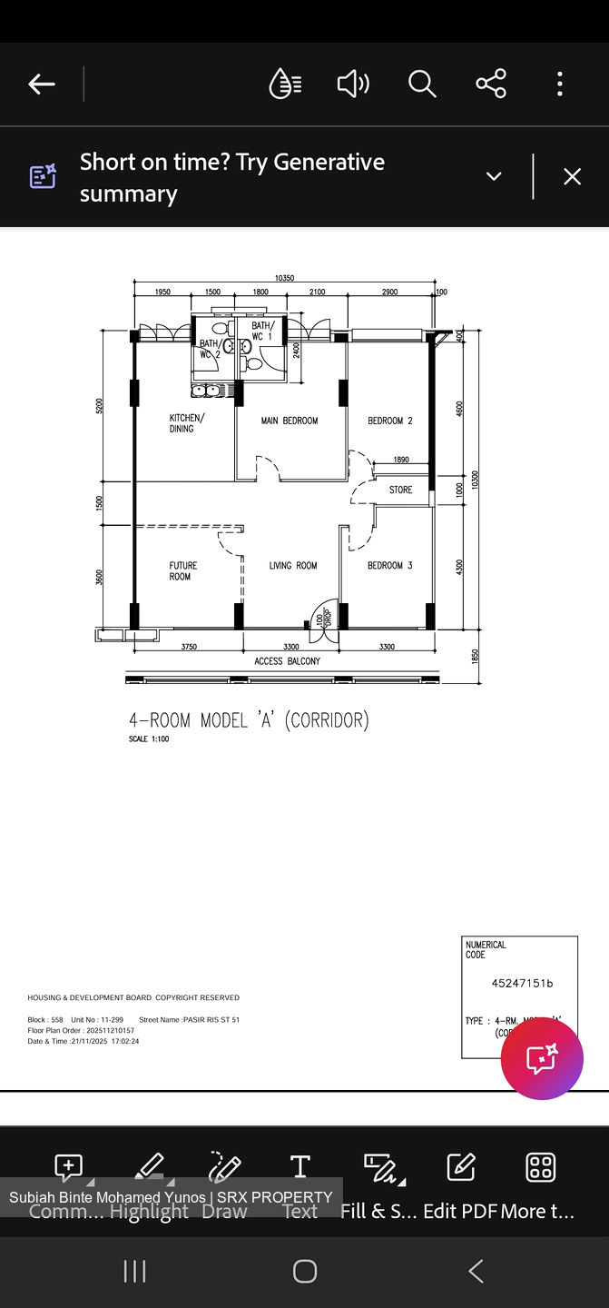 Blk 558 Pasir Ris Street 51 (Pasir Ris), HDB 4 Rooms #505259951